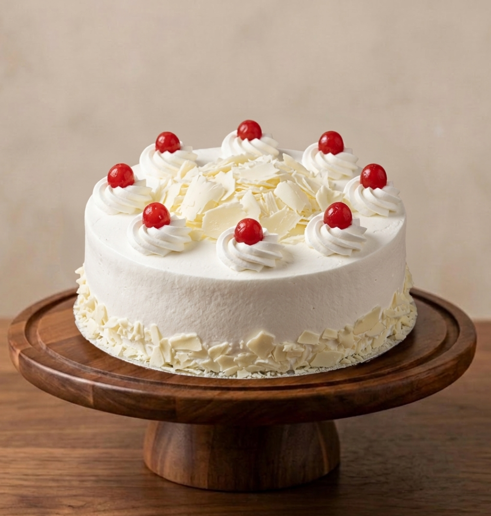 White Forest Cake